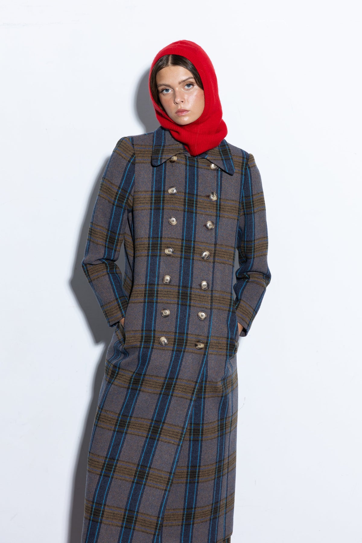 Capucine Blue Coat Coats Copines 