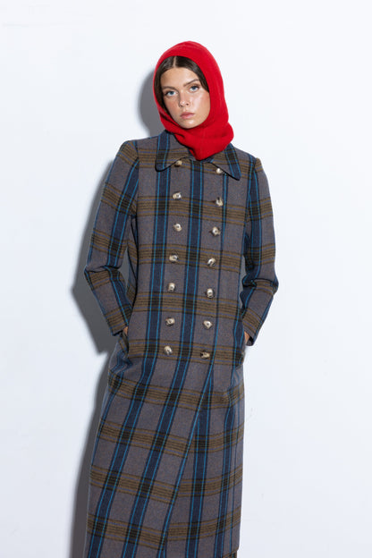 Capucine Blue Coat Coats Copines 