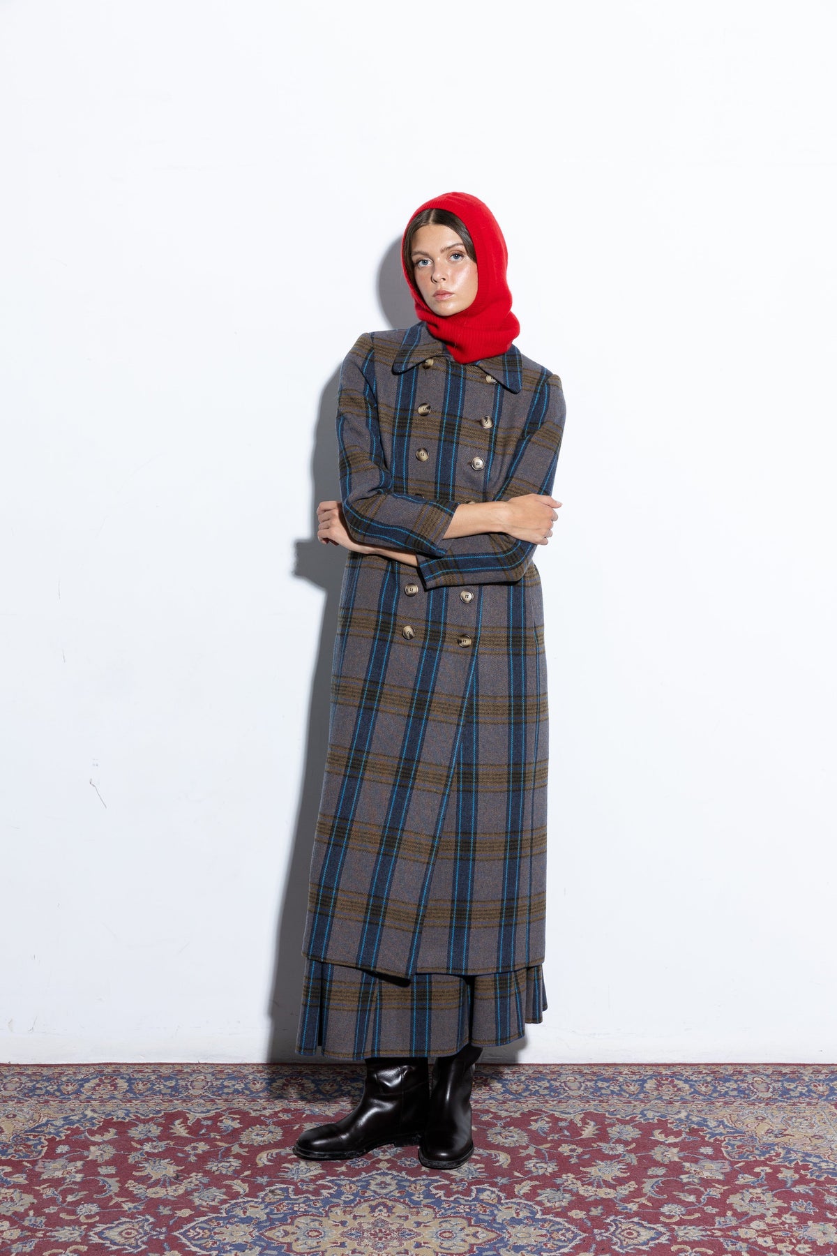 Capucine Blue Coat Coats Copines 