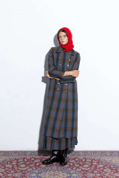 Capucine Blue Coat Coats Copines 