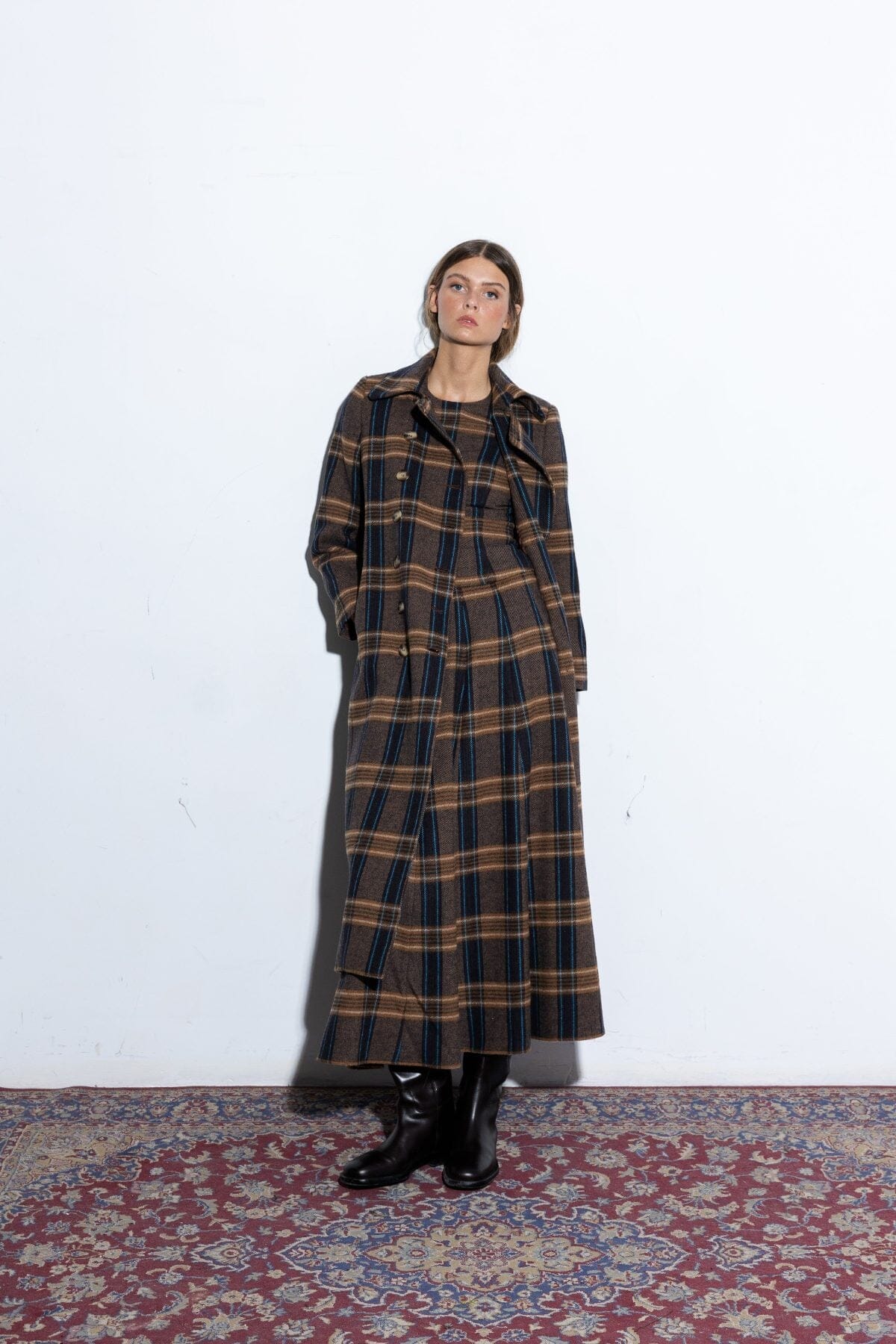 Capucine Brown Coat Coats Copines 