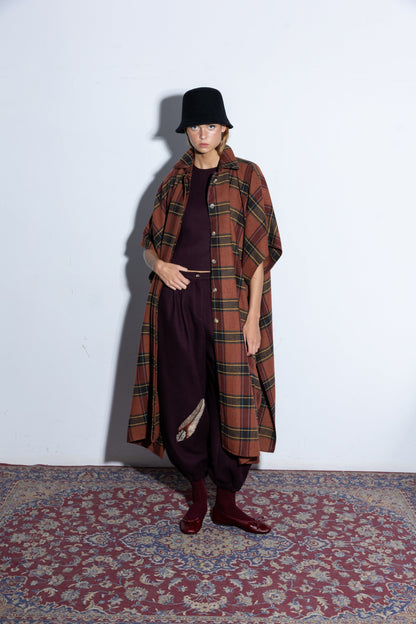 Capucine Terracota Cape Capes & shawls Copines 