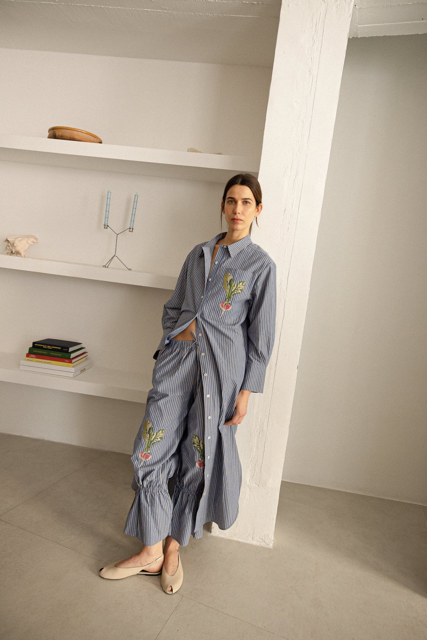Carlota Blue Dress Vestido Maràvic 