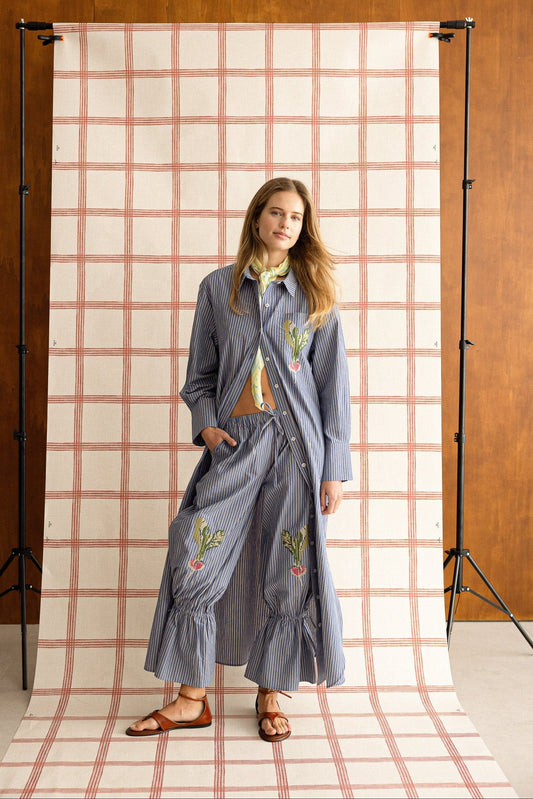 Carlota Blue Pants Pantalón Maràvic 