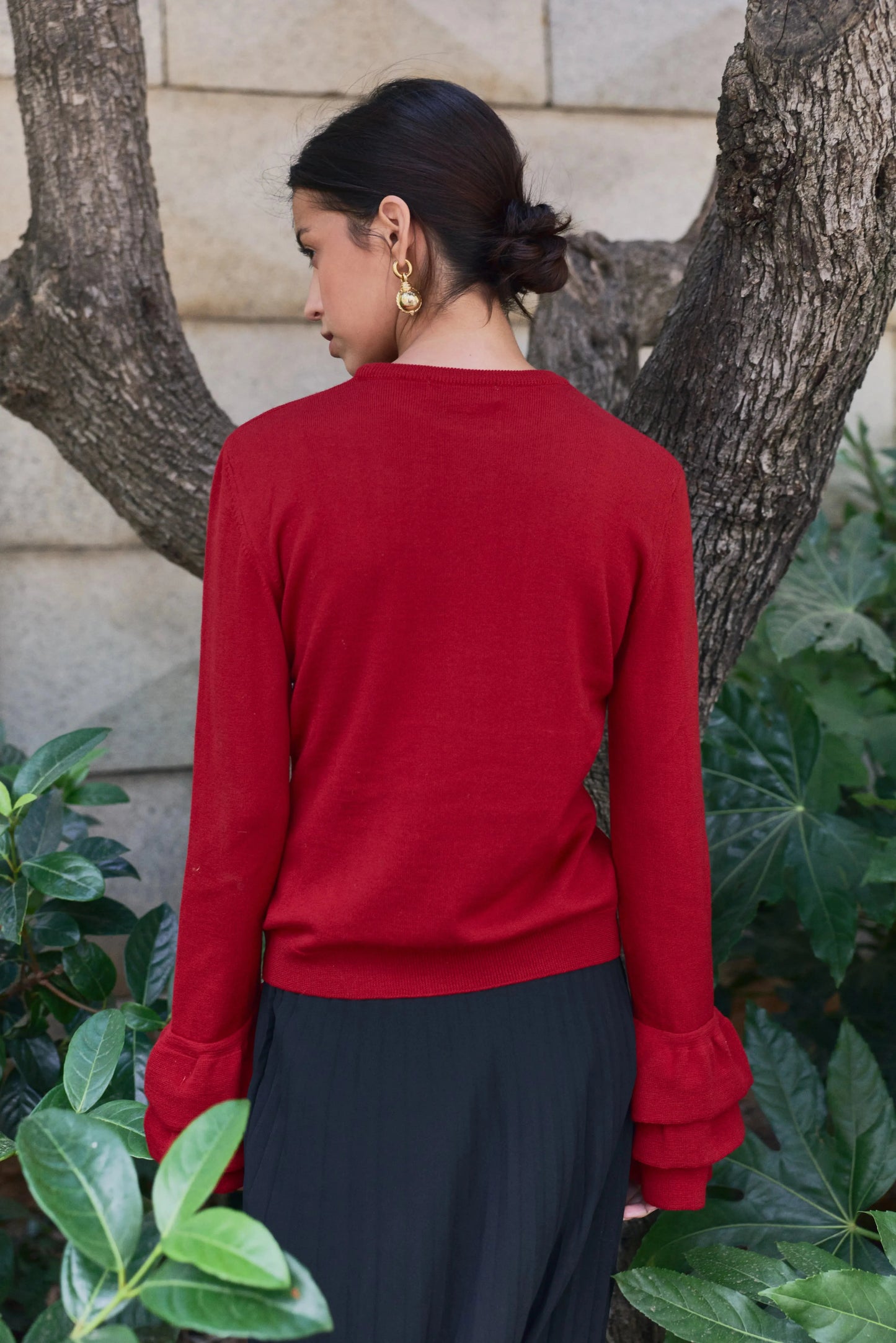 Carmen Knit Red Sweaters Laia Alen 