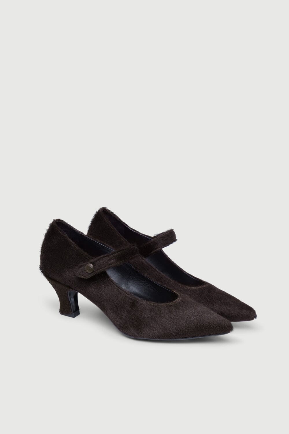 Carmen Pumps in Chocolate Calf Hair Carmen AUGUSTA 