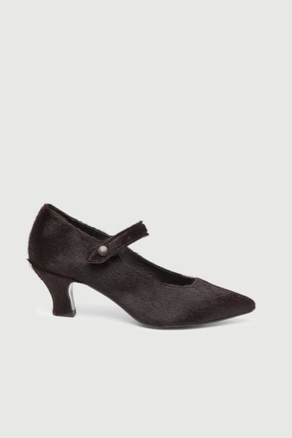 Carmen Pumps in Chocolate Calf Hair Carmen AUGUSTA 
