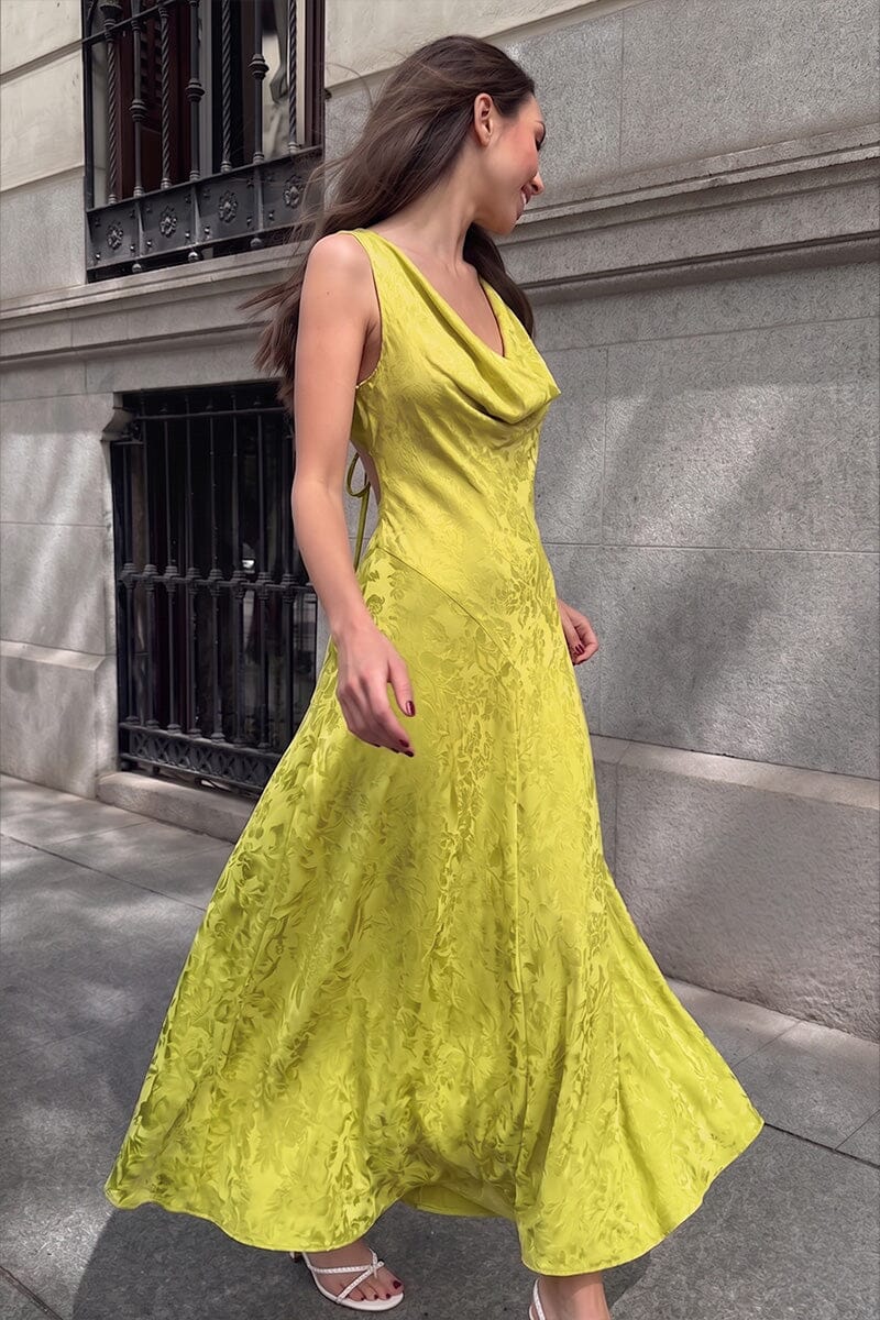 Carolyn Pistachio Dress Dresses Amlul 
