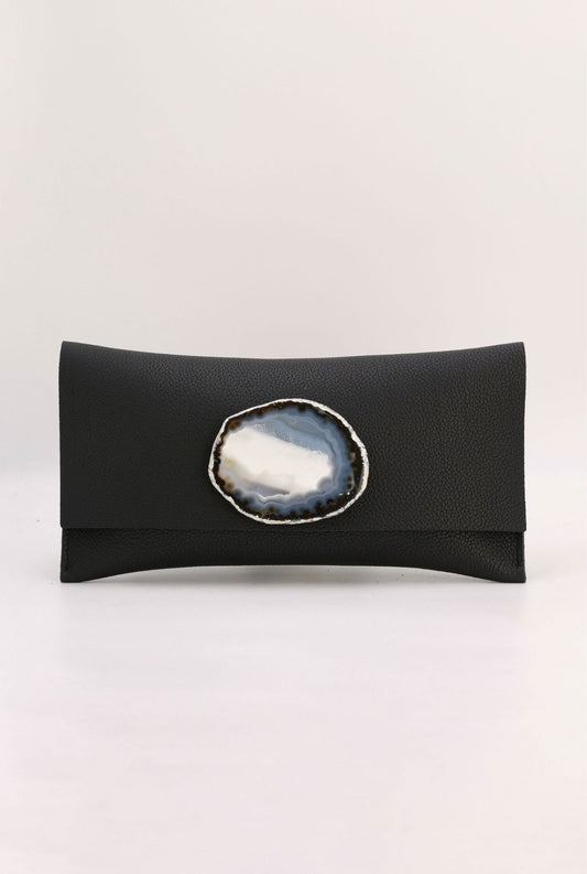 Cartera Maxi Negra Ágata Natural CARTERAS Ecue 