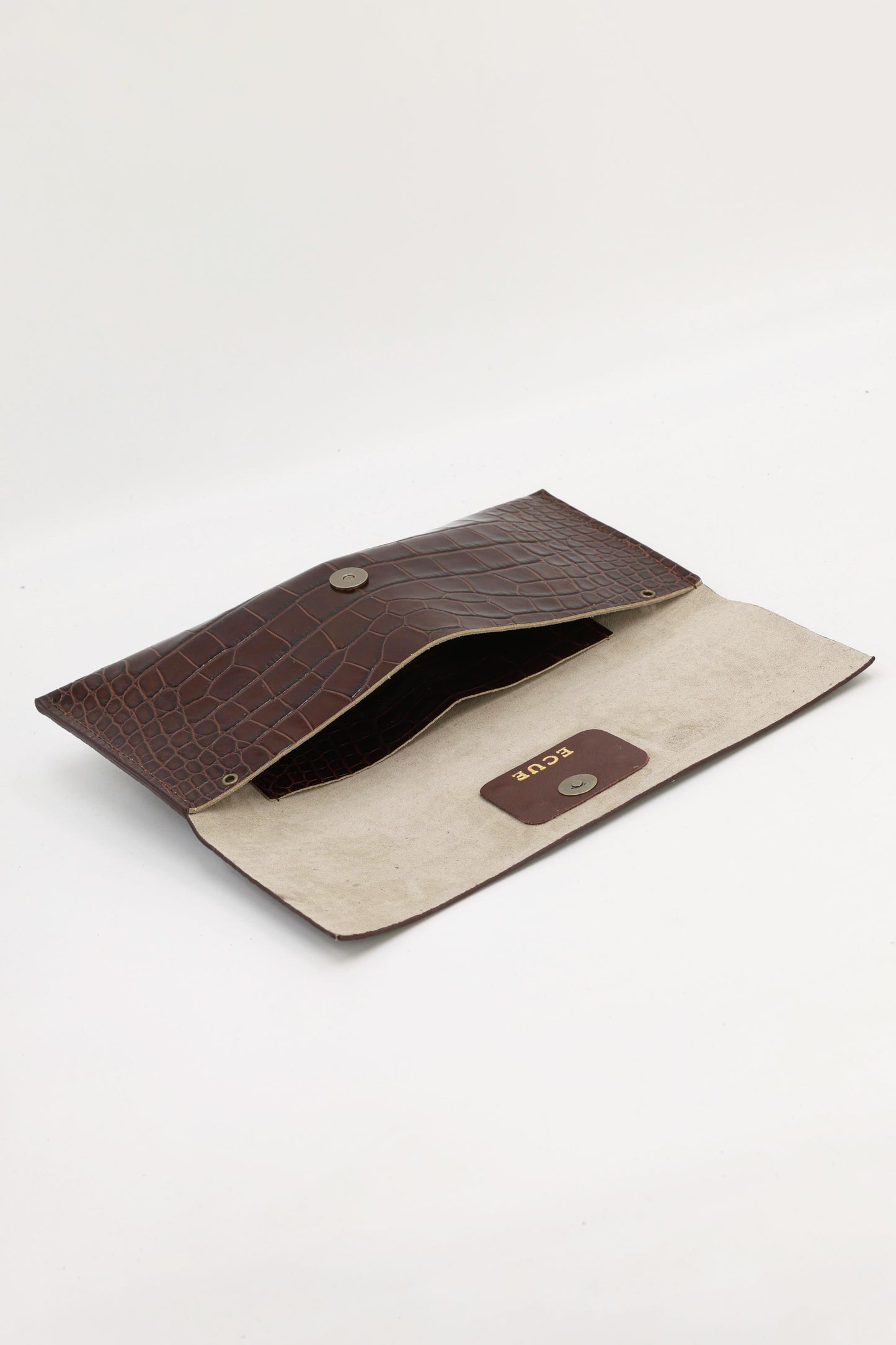 Cartera Maxi Premium Coco Marrón Asta Ovalada CARTERAS Ecue 