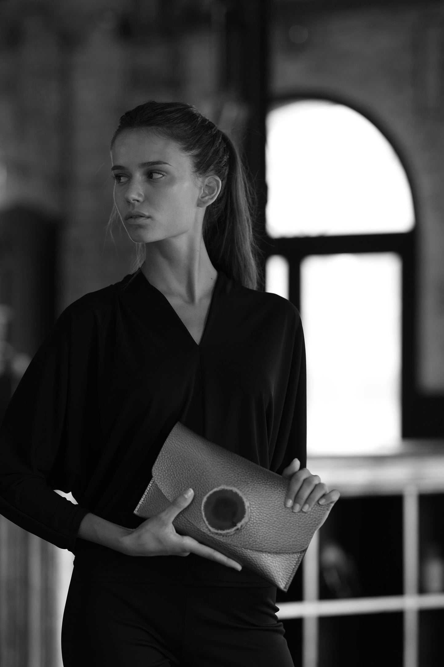 Cartera Midi Dorada Ágata Azul Bags Ecue 