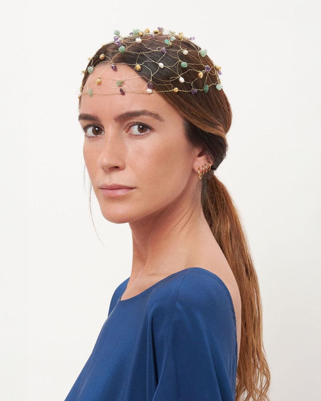 Casquete Afrodita Headpieces Nana Golmar 