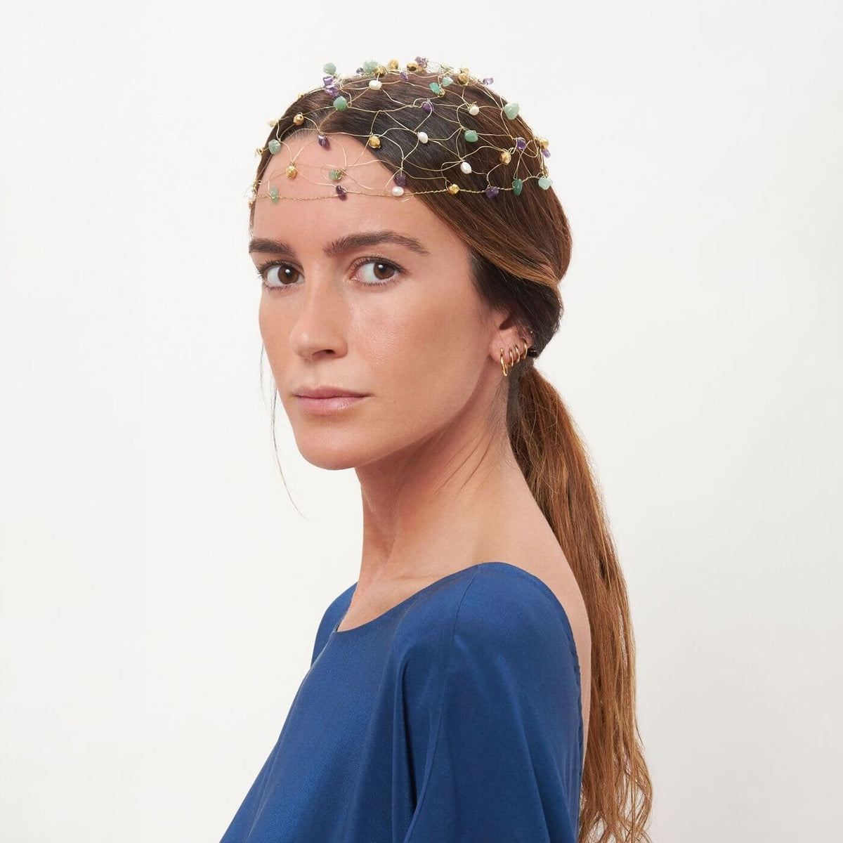Casquete Afrodita Headpieces Nana Golmar 
