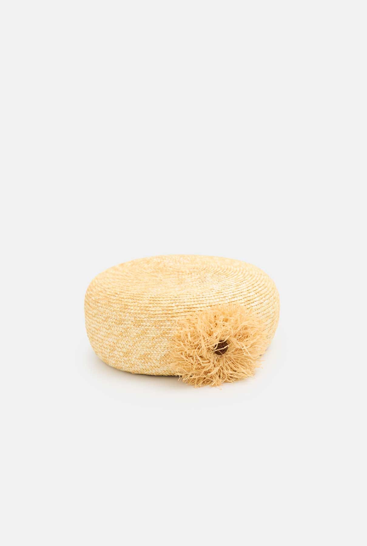 Casquete NATURAL POMPÓN Hats Alexia Alvarez de Toledo 