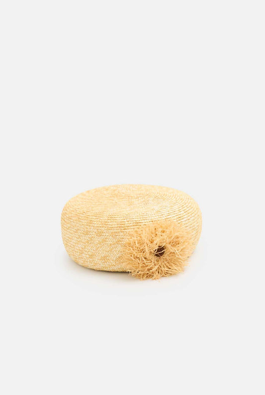Casquete NATURAL POMPÓN Hats Alexia Alvarez de Toledo 