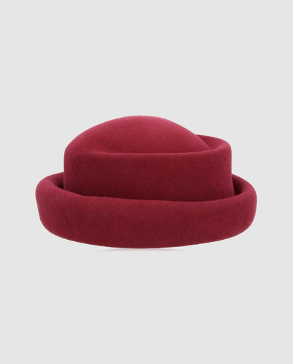 Casquete Nina burdeos Zahati 