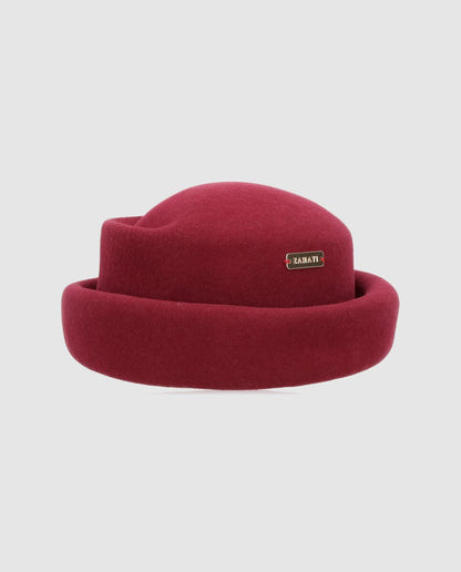 Casquete Nina burdeos Zahati 