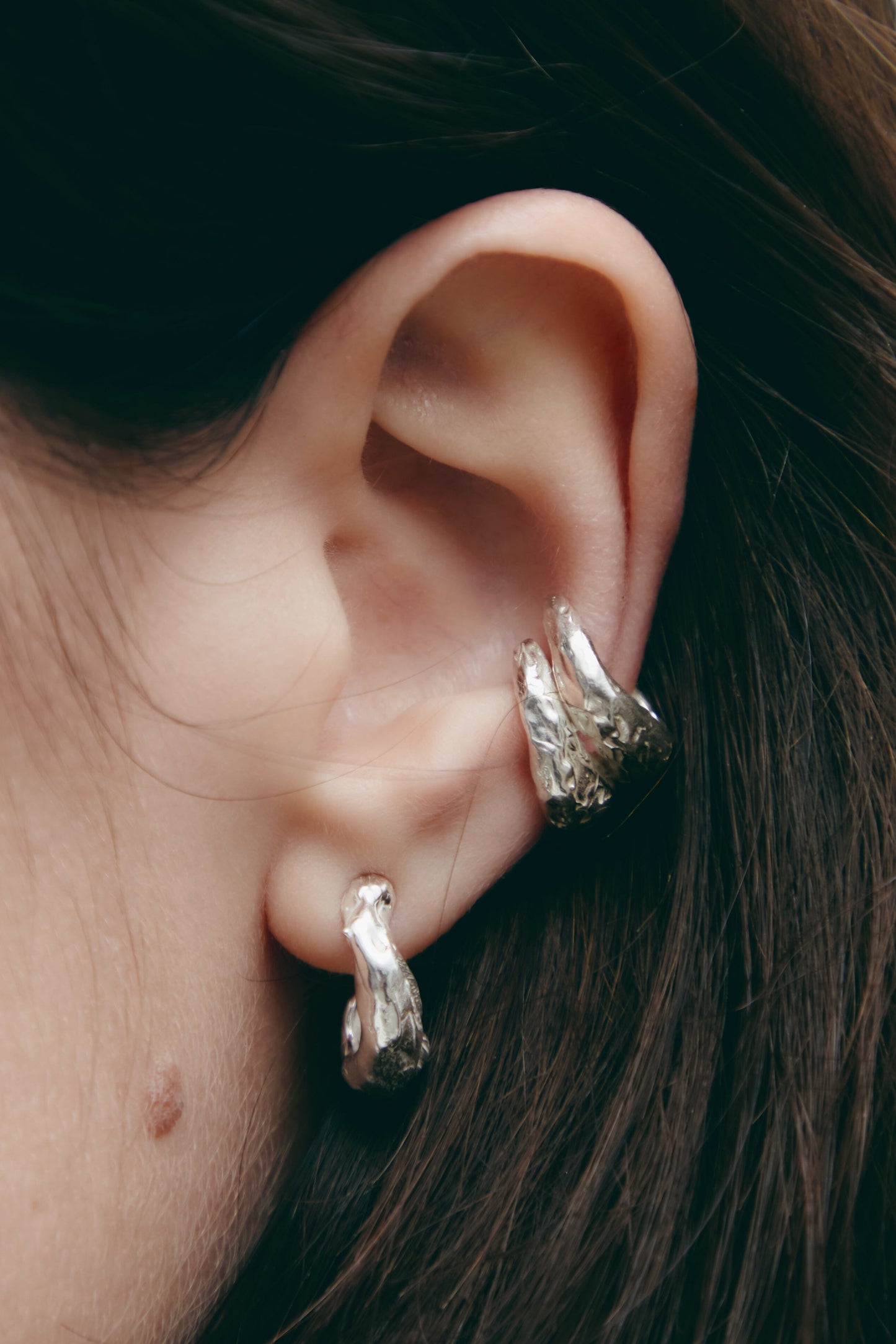 Cau Earrings Silver Earrings Albert Coll 