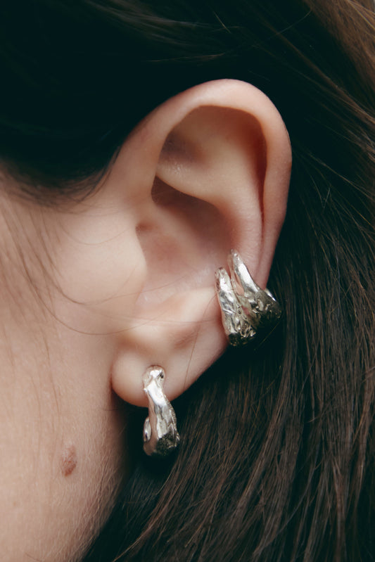 Cau Earrings Silver Earrings Albert Coll 