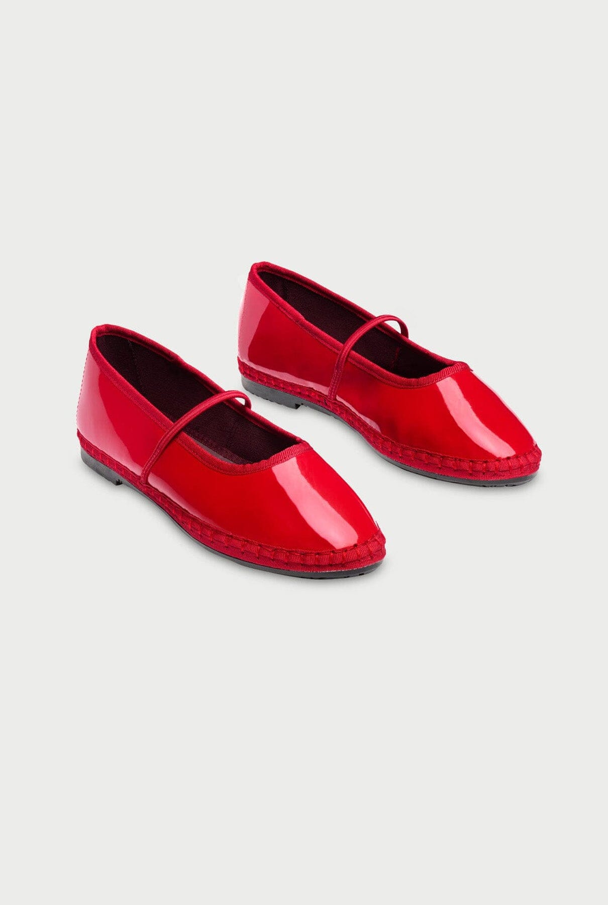 Celie Red Flat shoes Flabelus 