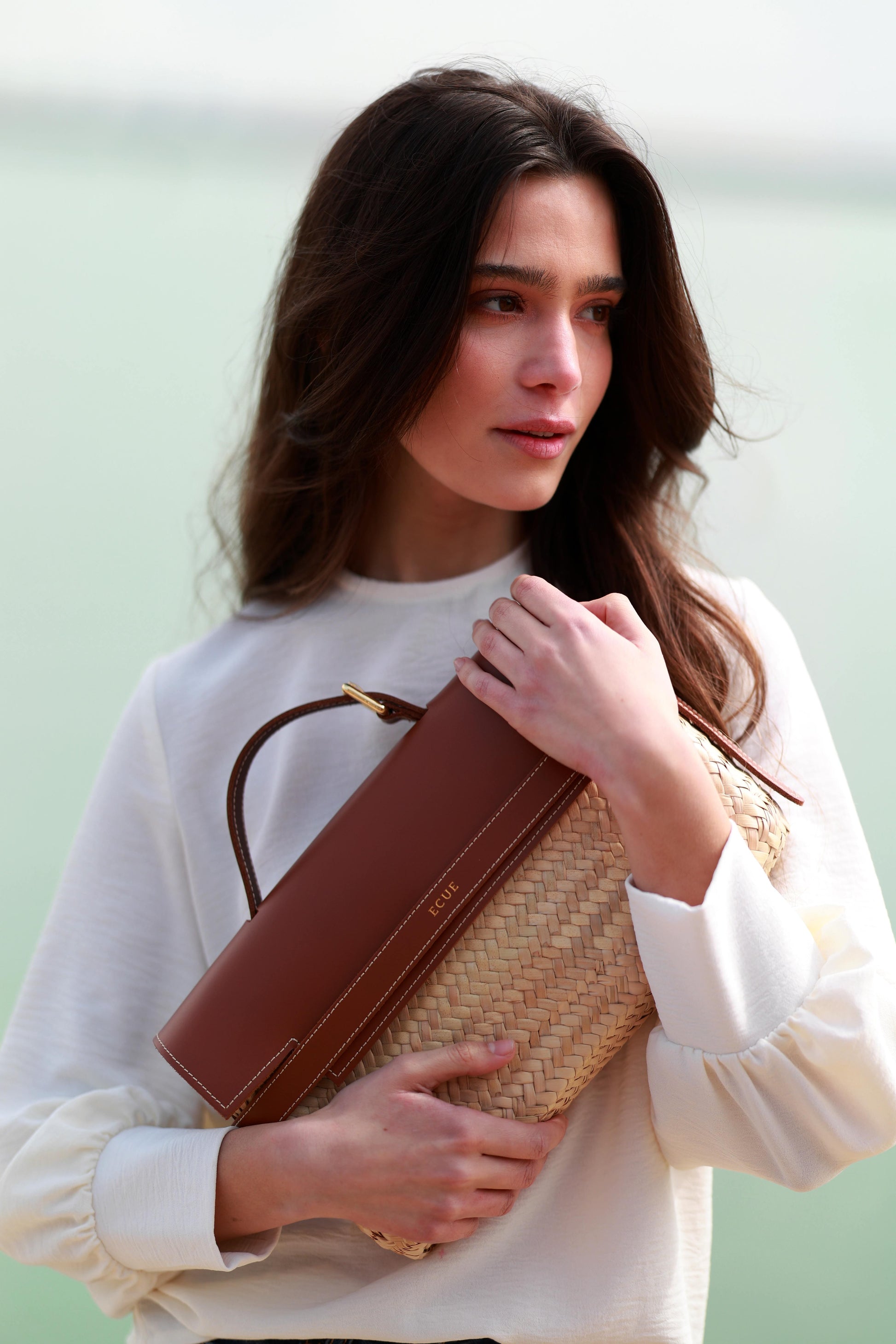 Cesta Ena Camel Tote bags Ecue 