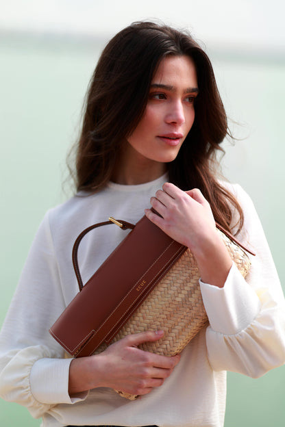 Cesta Ena Camel Tote bags Ecue 
