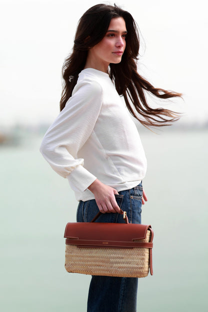 Cesta Ena Camel Tote bags Ecue 