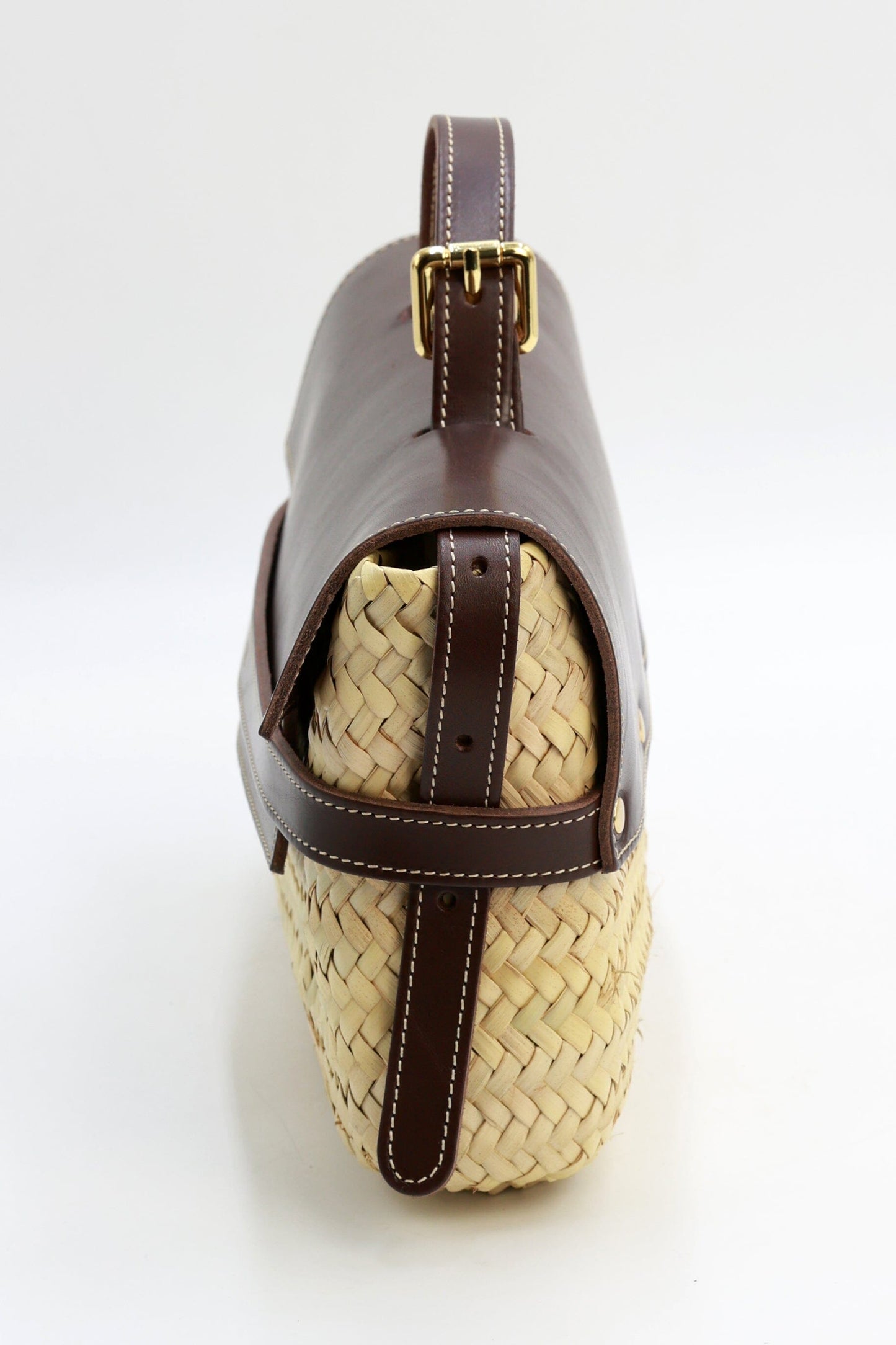 Cesta Ena Marrón Tote bags Ecue 