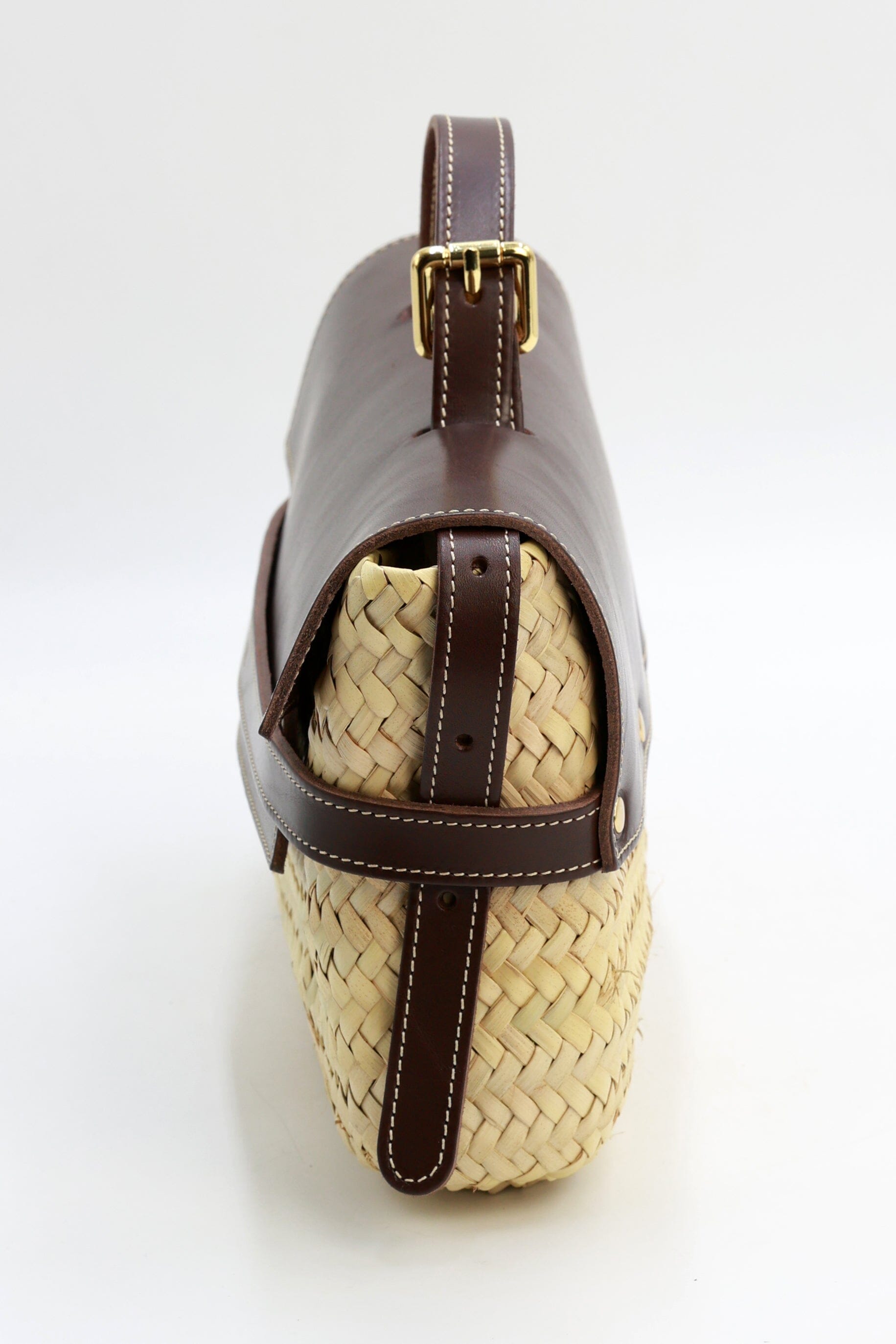 Cesta Ena Marrón Tote bags Ecue 