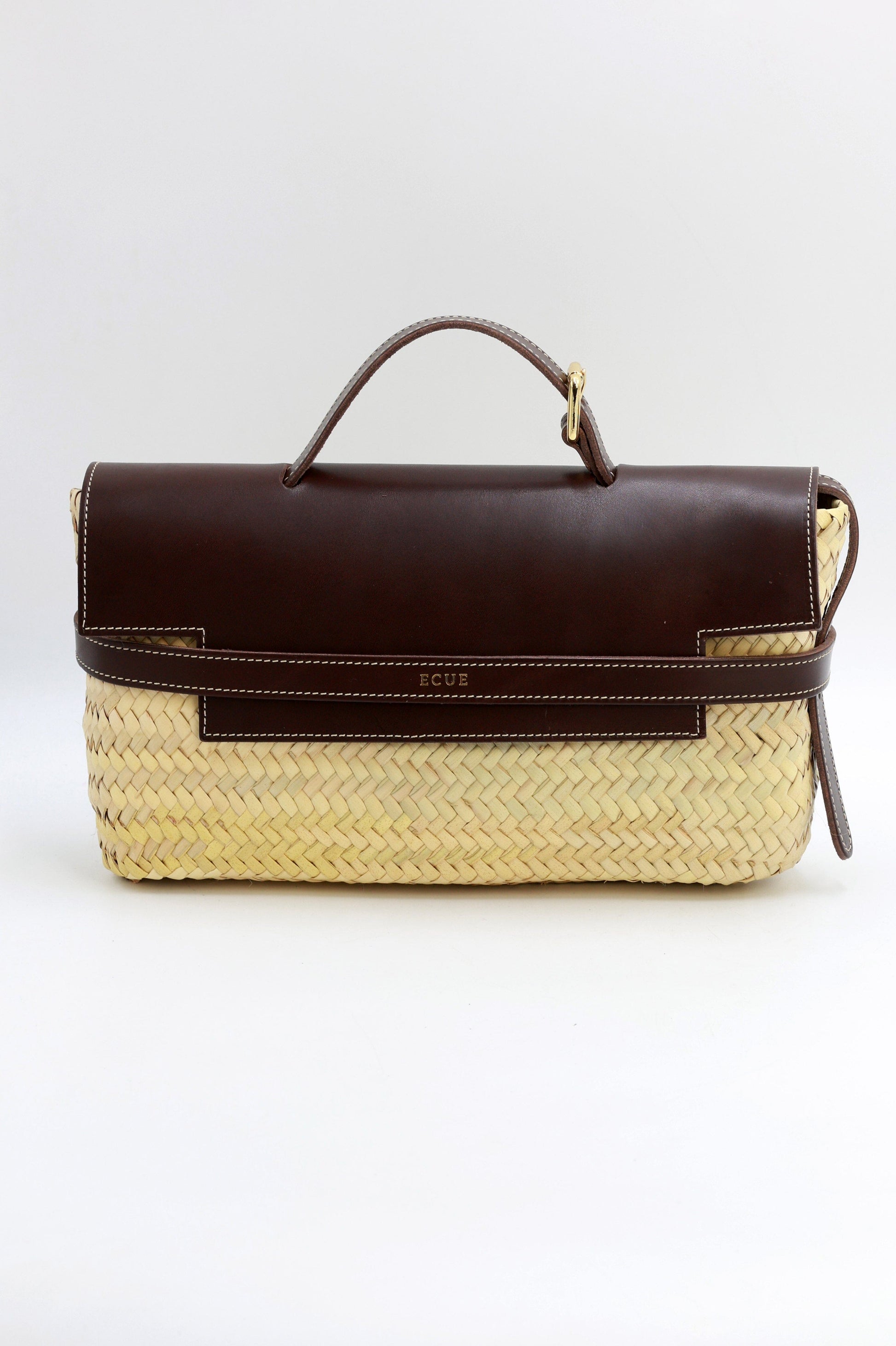 Cesta Ena Marrón Tote bags Ecue 
