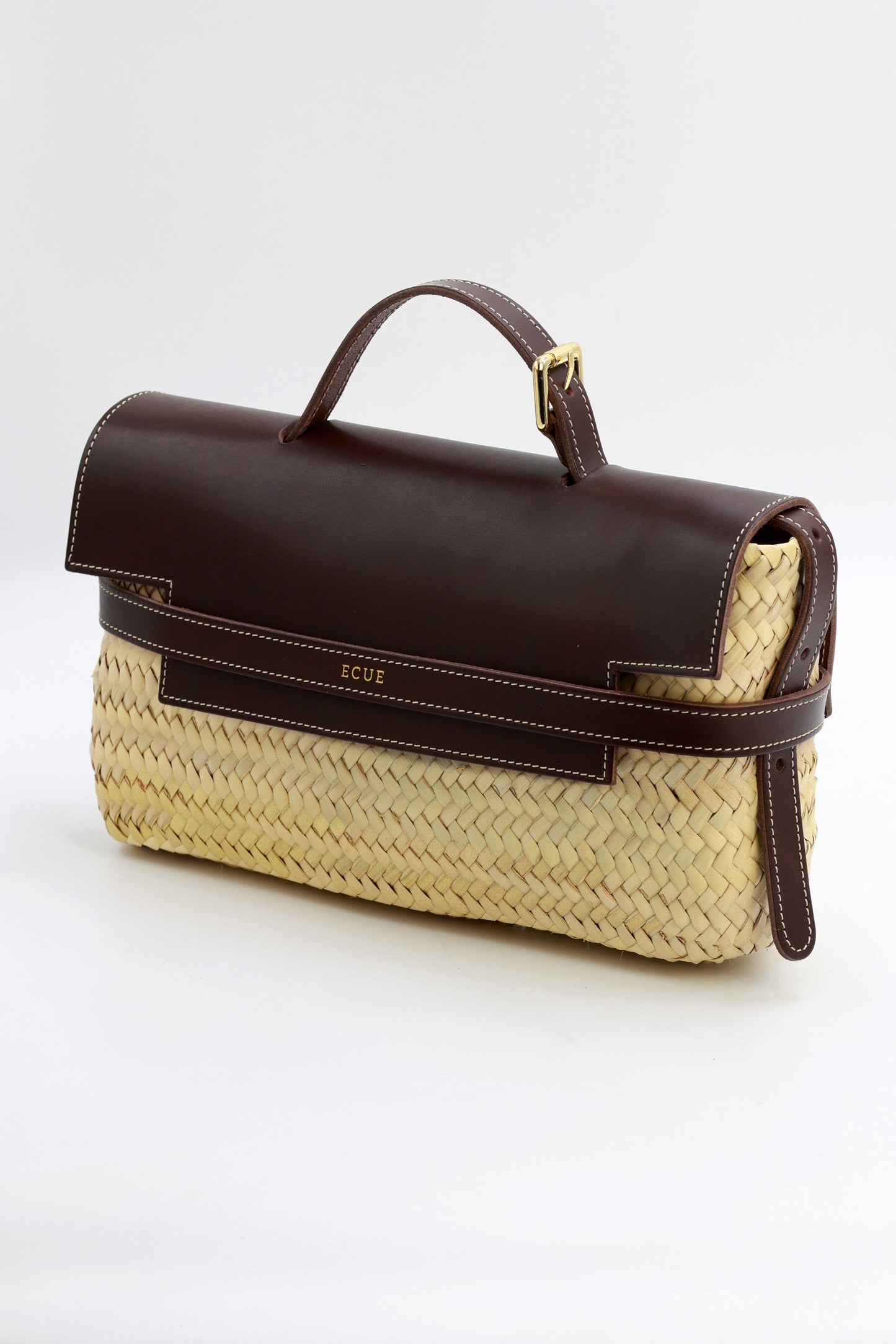 Cesta Ena Marrón Tote bags Ecue 