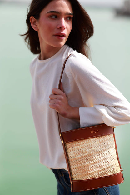 Cesta Evo Camel Hand bags Ecue 