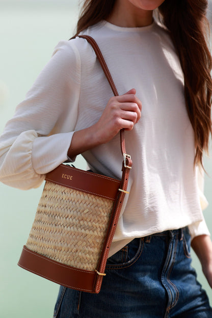 Cesta Evo Camel Hand bags Ecue 