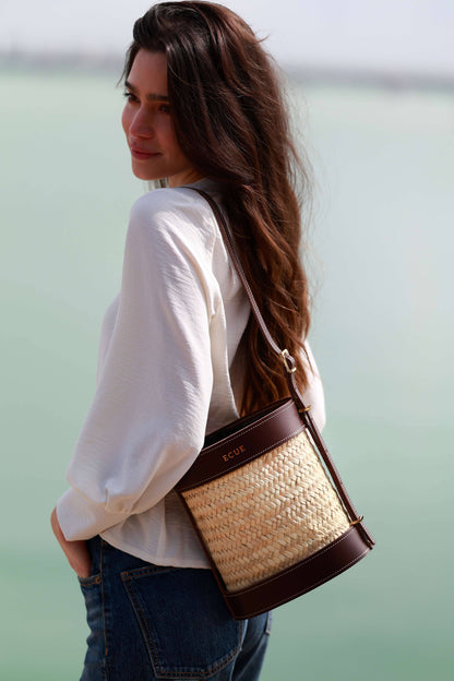 Cesta Evo Marrón Shoulder bags Ecue 