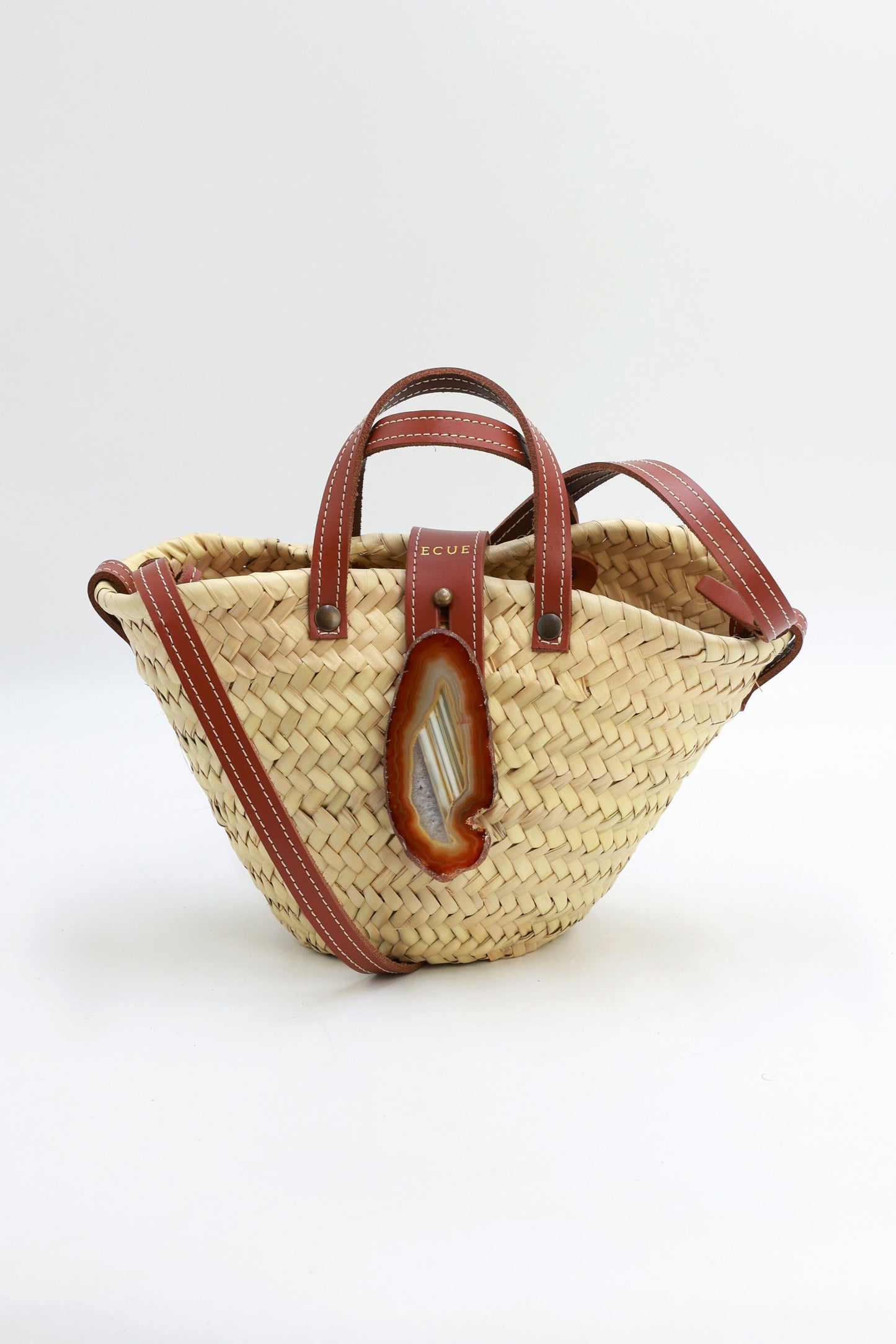 Cesta Leo Camel Ágata Natural Crossbody bags Ecue 