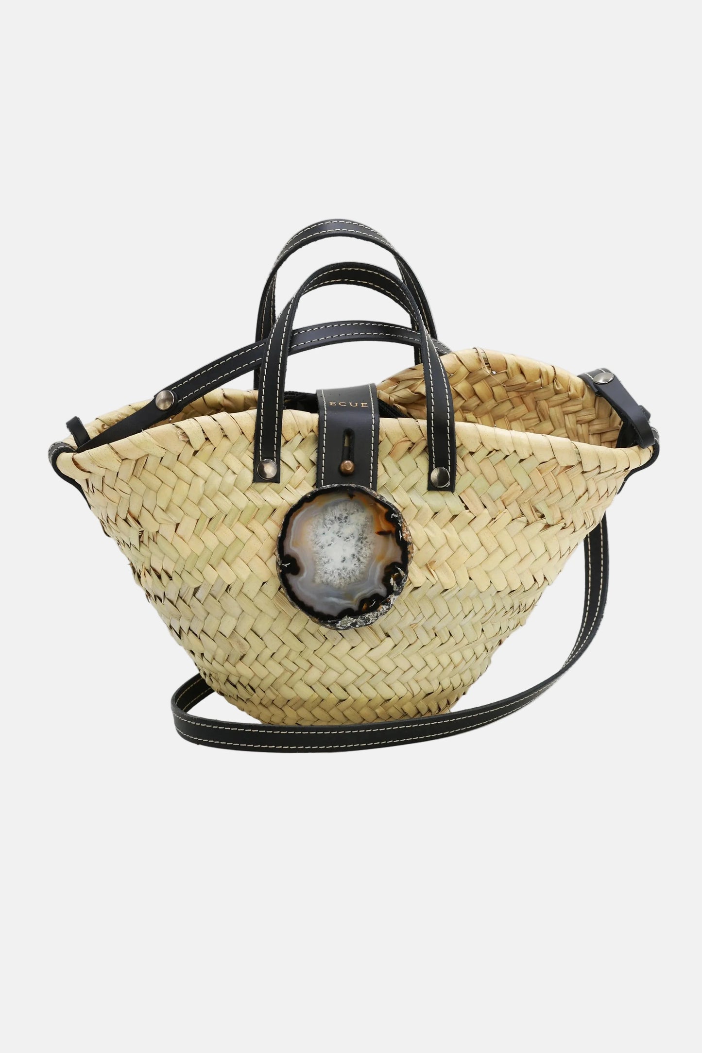 Cesta Leo Negra Ágata Natural Crossbody bags Ecue 