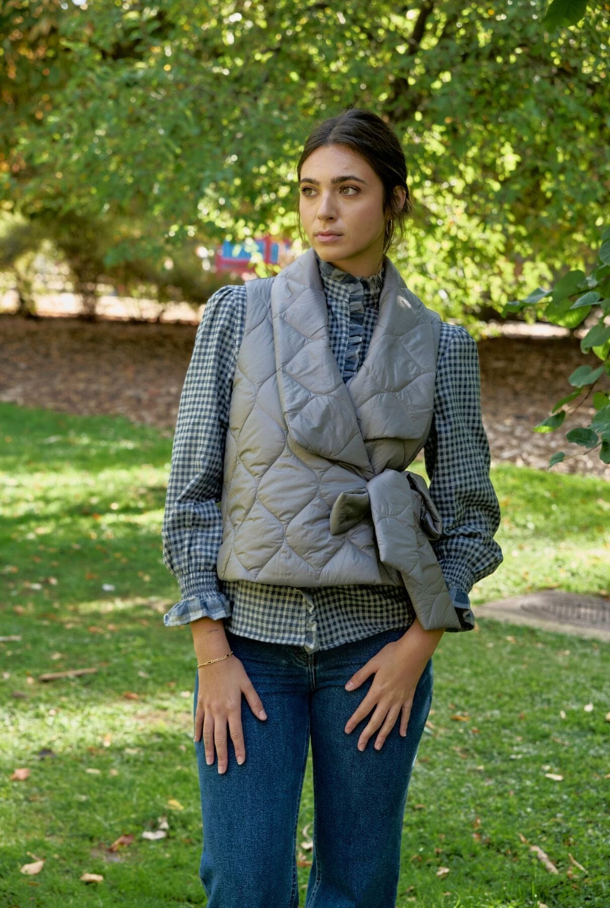 CHALECO CADIZ GRIS Vests Devota & Lomba Prêt-à-porter 