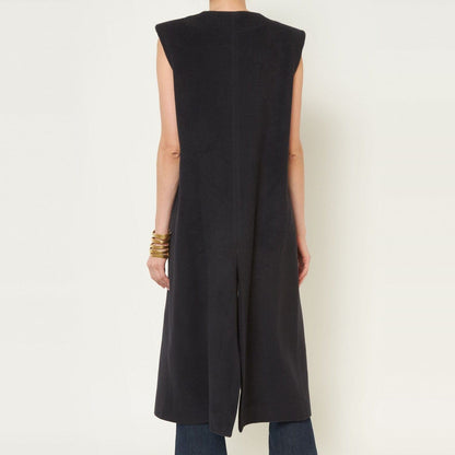 Chaleco Camilla Azul Marino Vests Julise Magon 