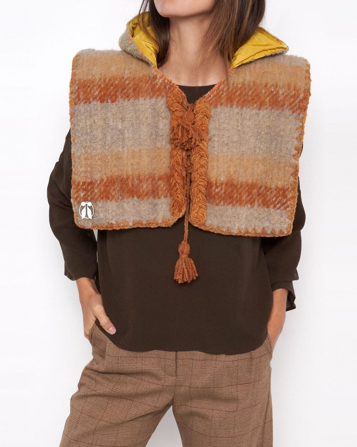 Chaleco Danza de fuego amarillo Vests Eiina Brand 