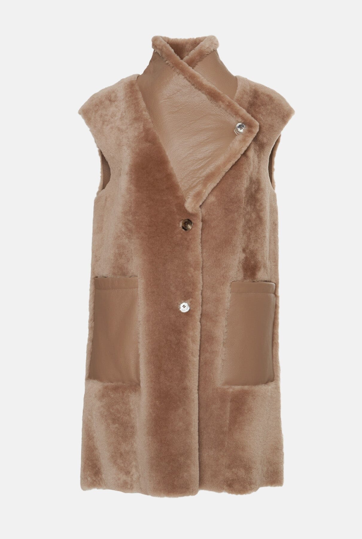 Chaleco de pelo camel Vests Miguel Marinero 