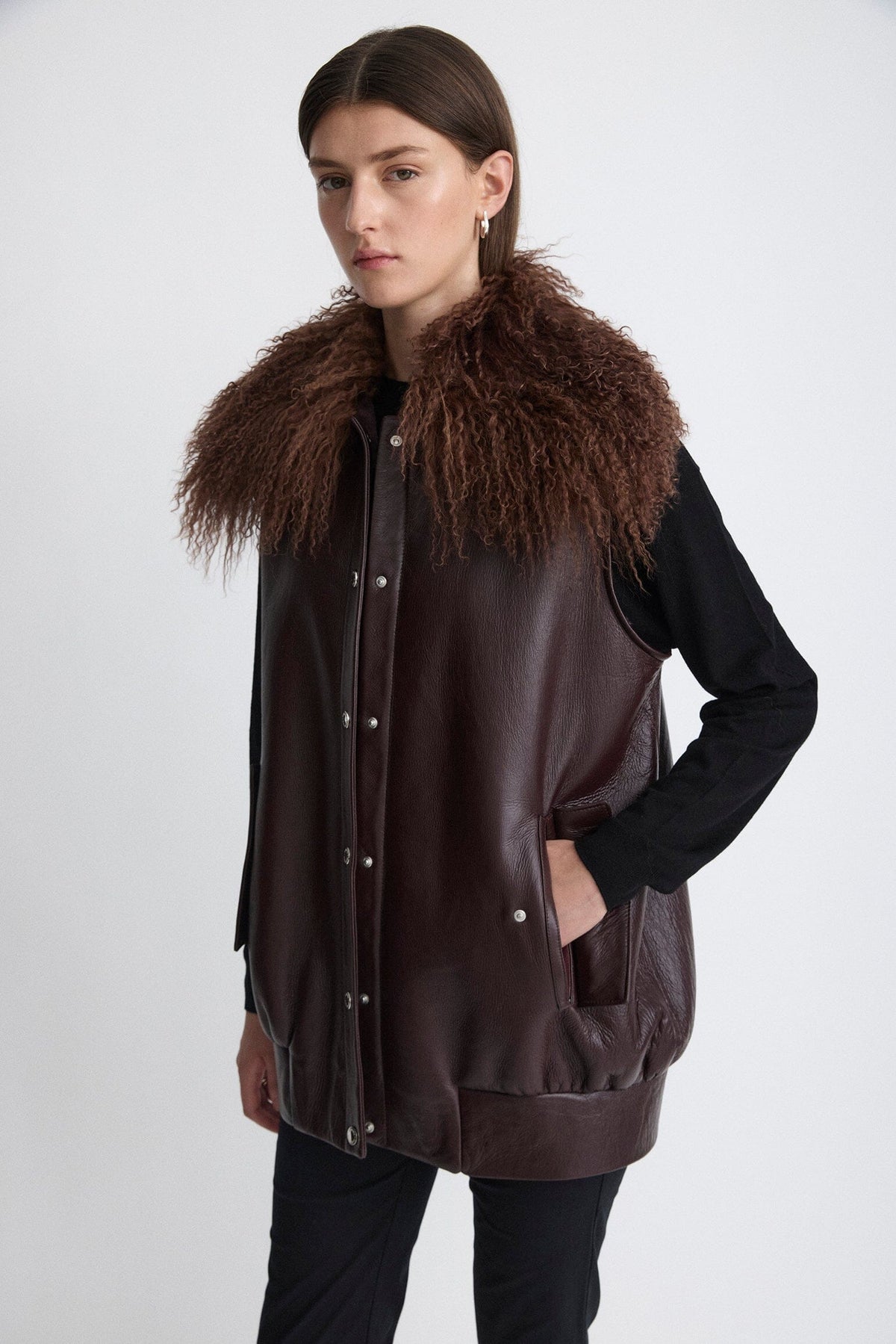 Chaleco de pelo napa Vests Miguel Marinero 