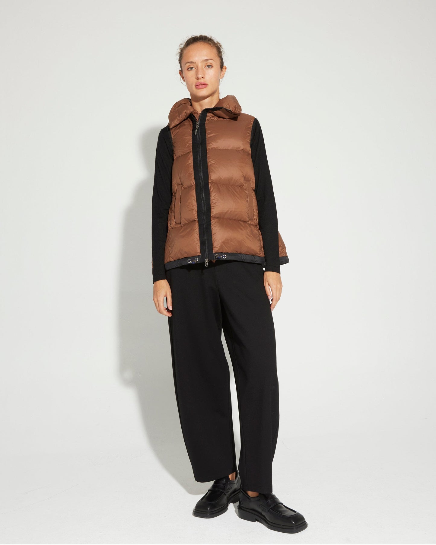 Chaleco evase marrón Vests Tot-Hom 