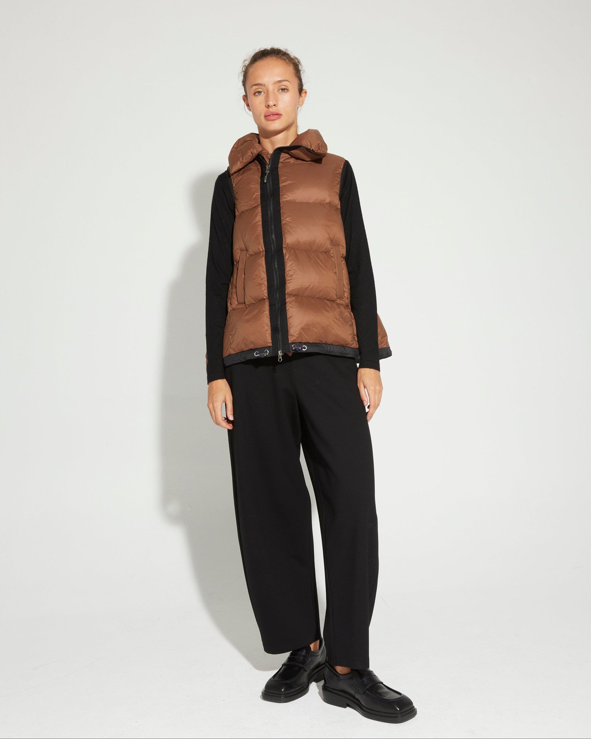 Chaleco evase marrón Vests Tot-Hom 