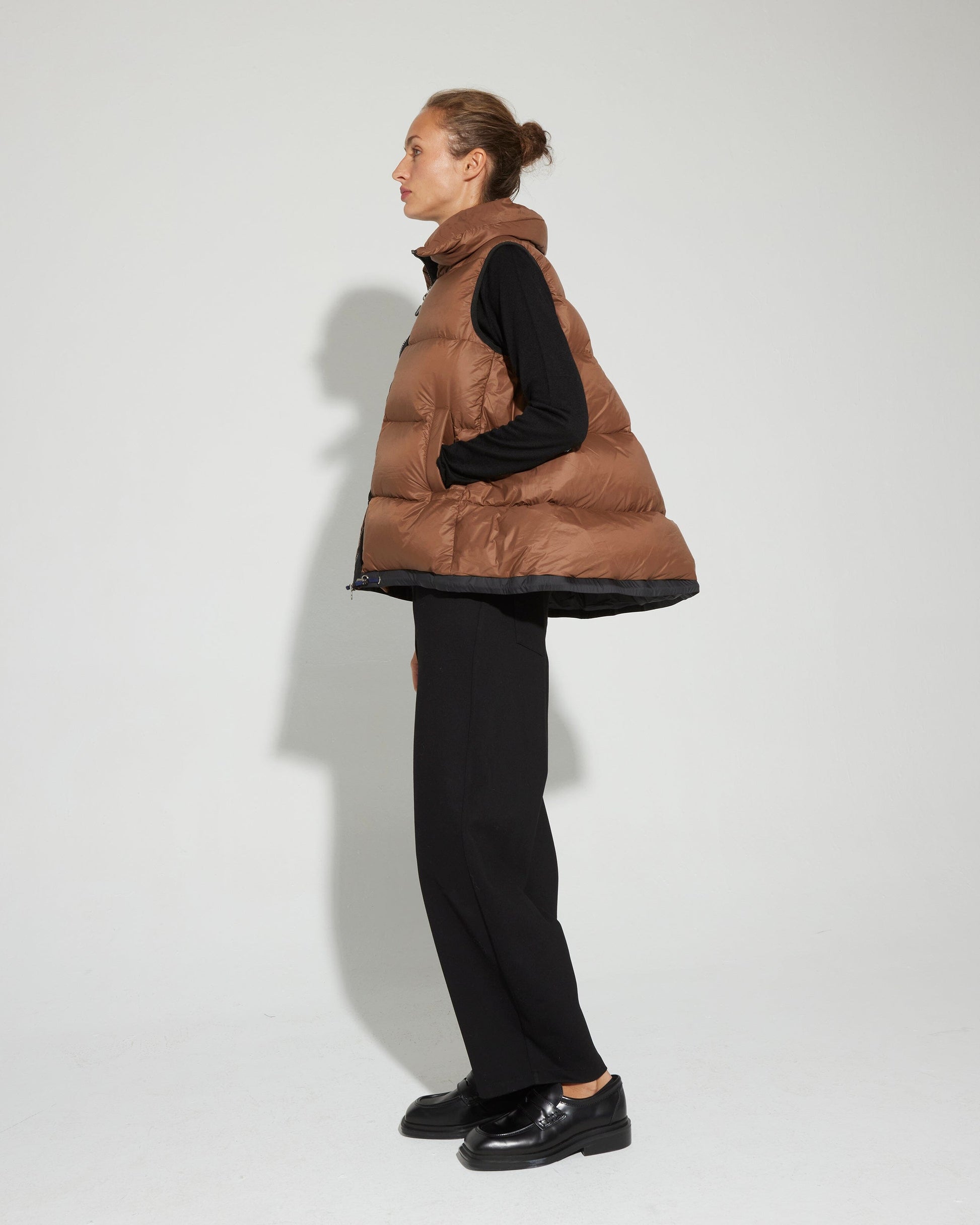 Chaleco evase marrón Vests Tot-Hom 