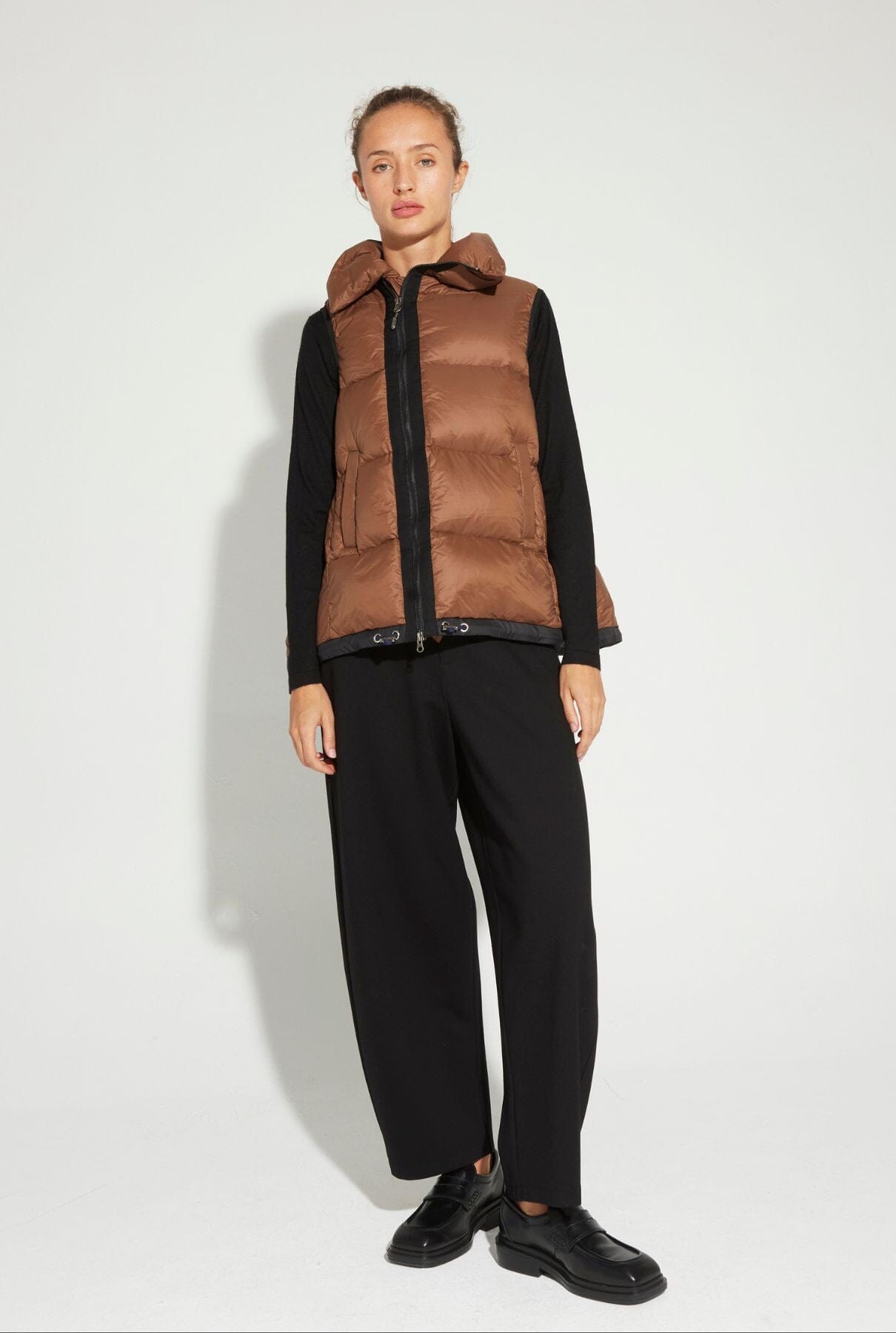 Chaleco evase marrón Vests Tot-Hom 