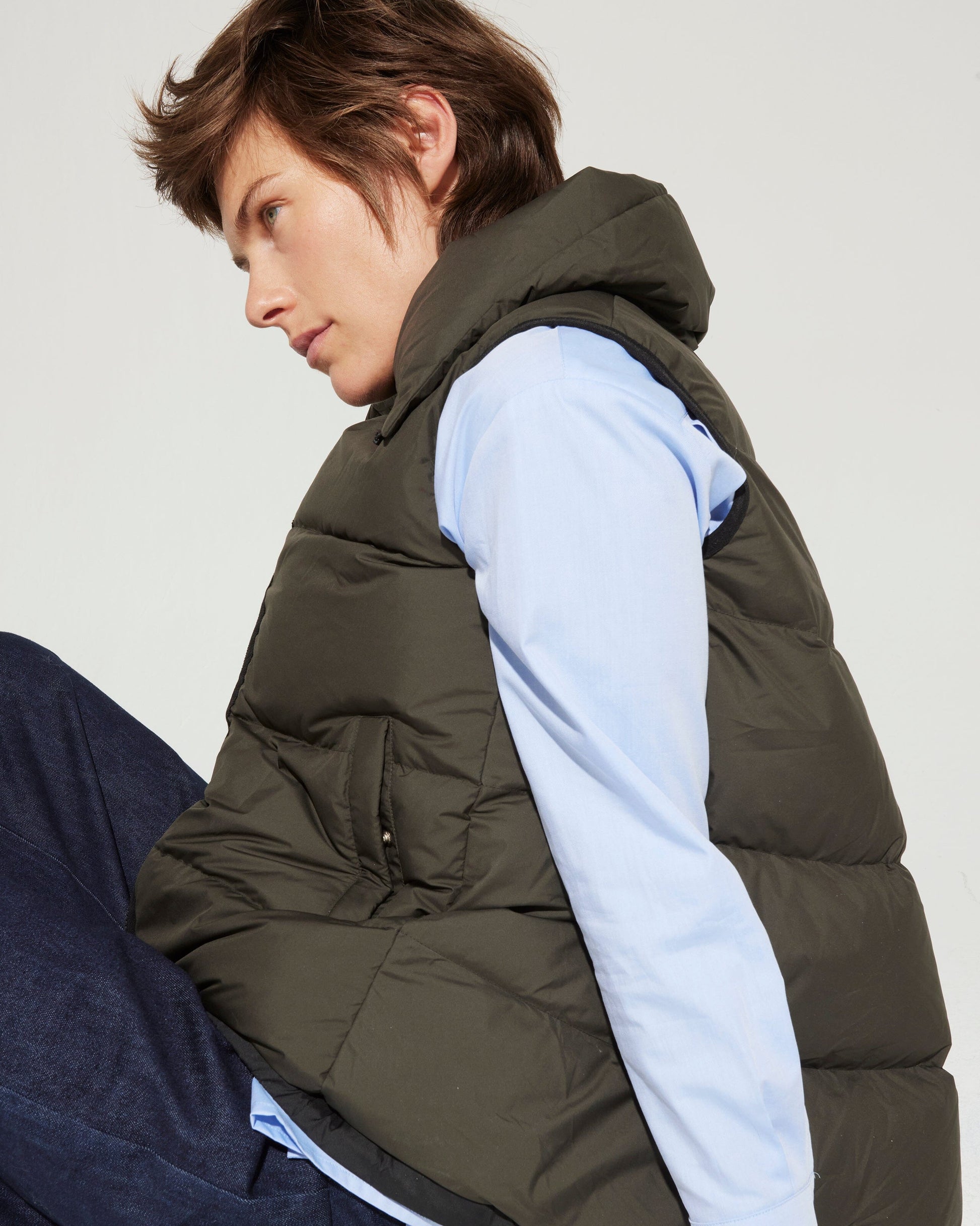 Chaleco evase verde Vests Tot-Hom 