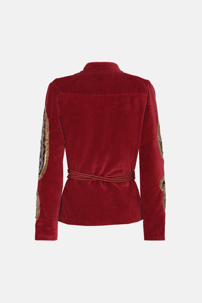 CHAQUETA CAELI BURGUNDY Jackets Philippa 1970 