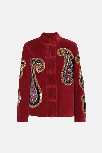 CHAQUETA CAELI BURGUNDY Jackets Philippa 1970 