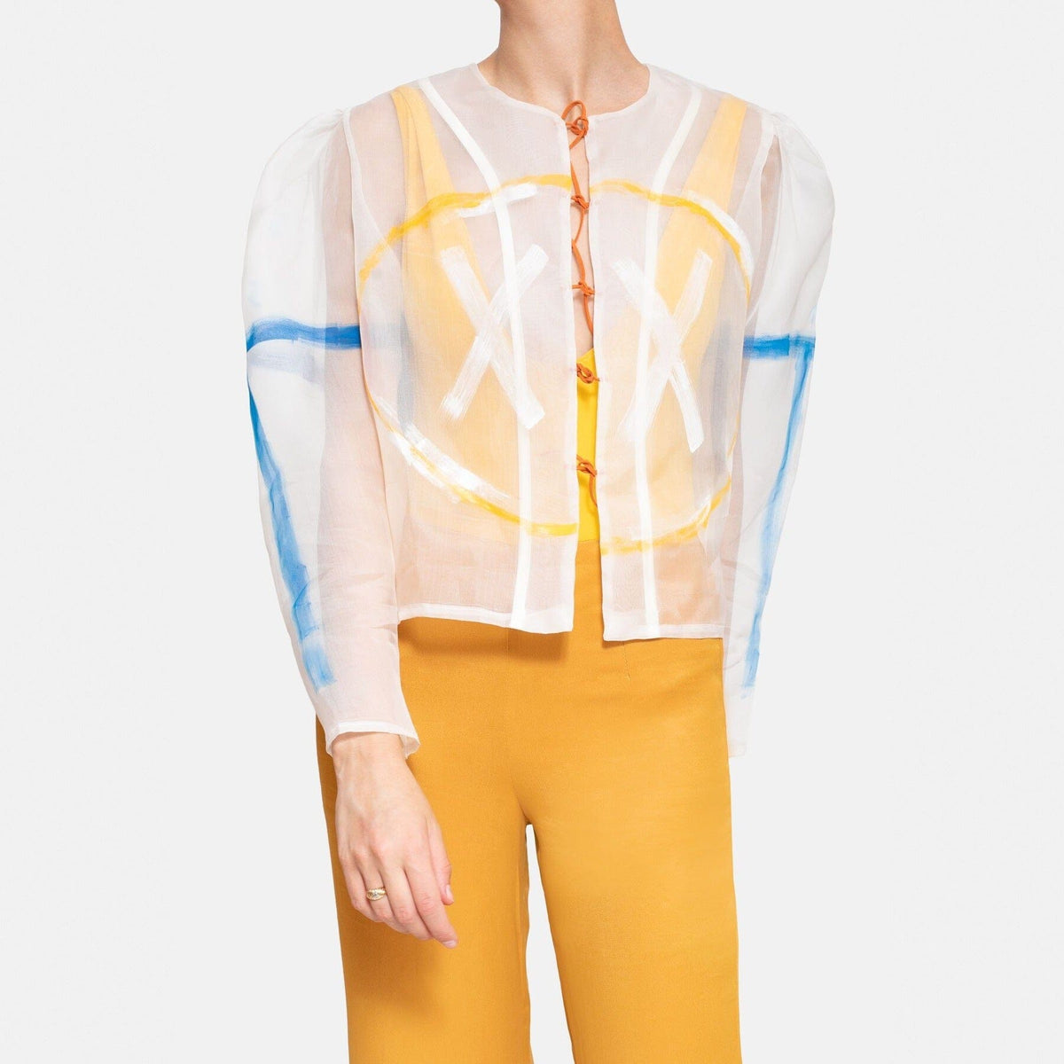 Chaqueta Circulo pintados Jackets Luciana Estudio 