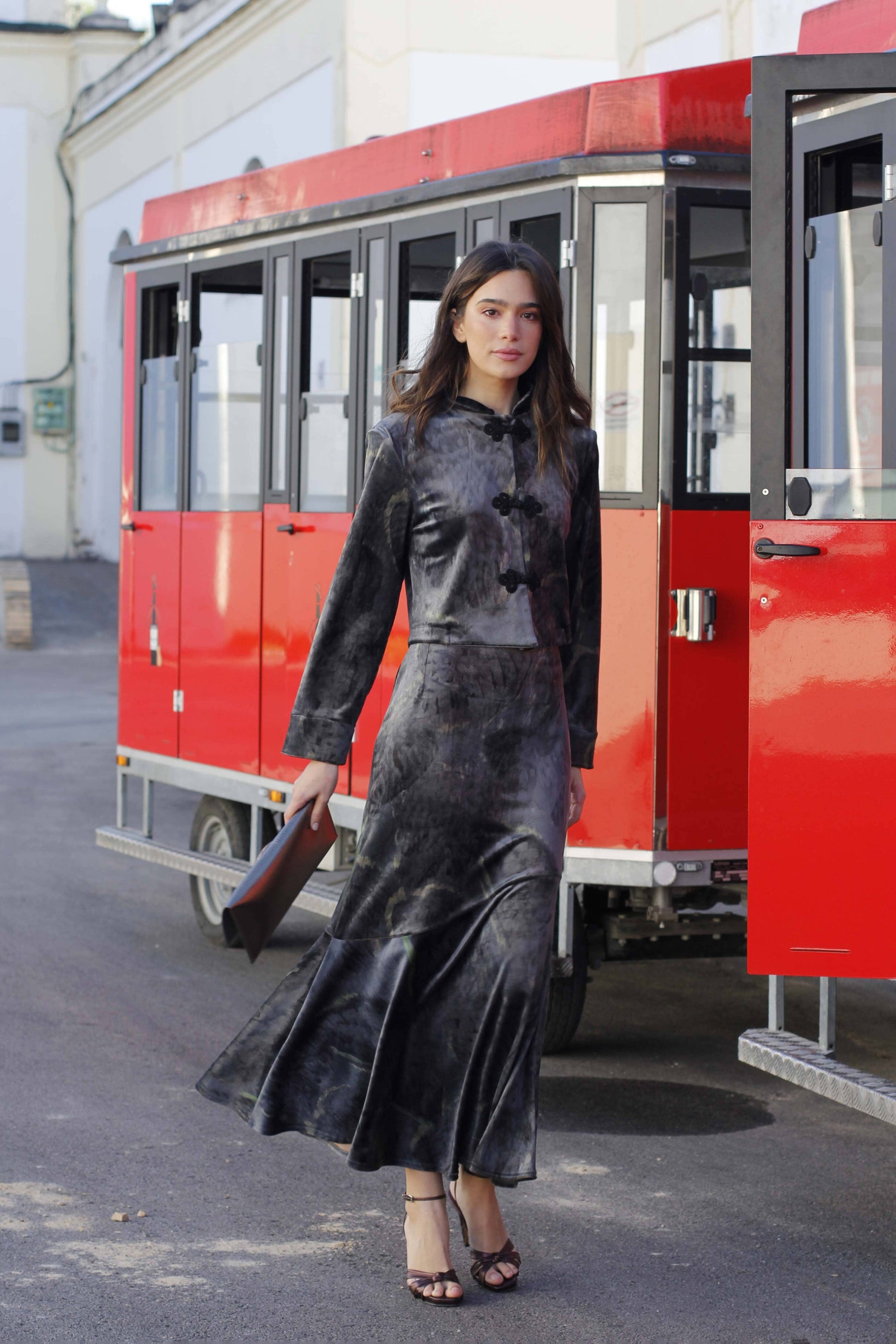 CHAQUETA CORTA CAMELIA GRIS Jackets Elisa Cortés 